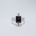Eudialyte portrait ring