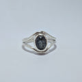 Aqua shimmer ring