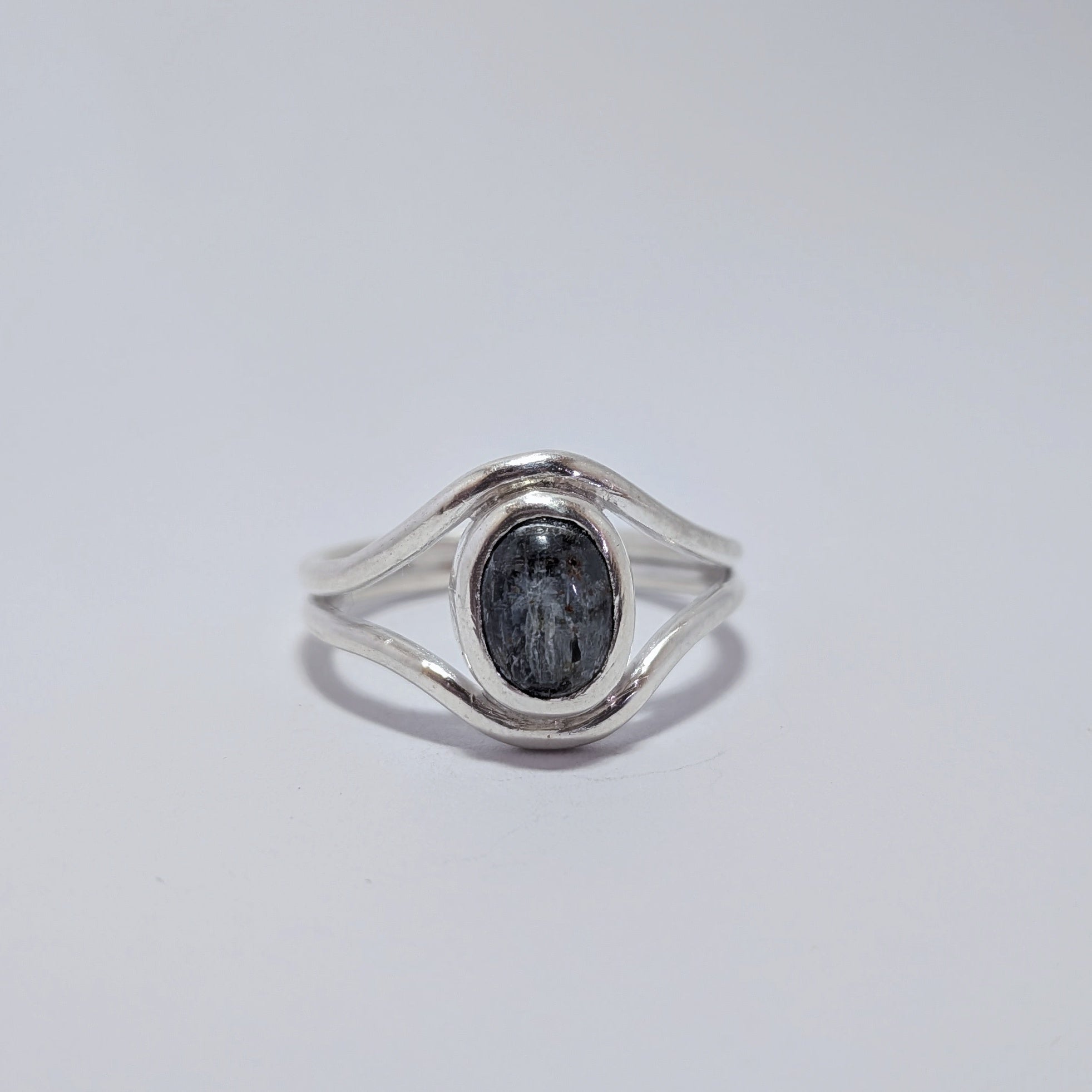Aqua shimmer ring