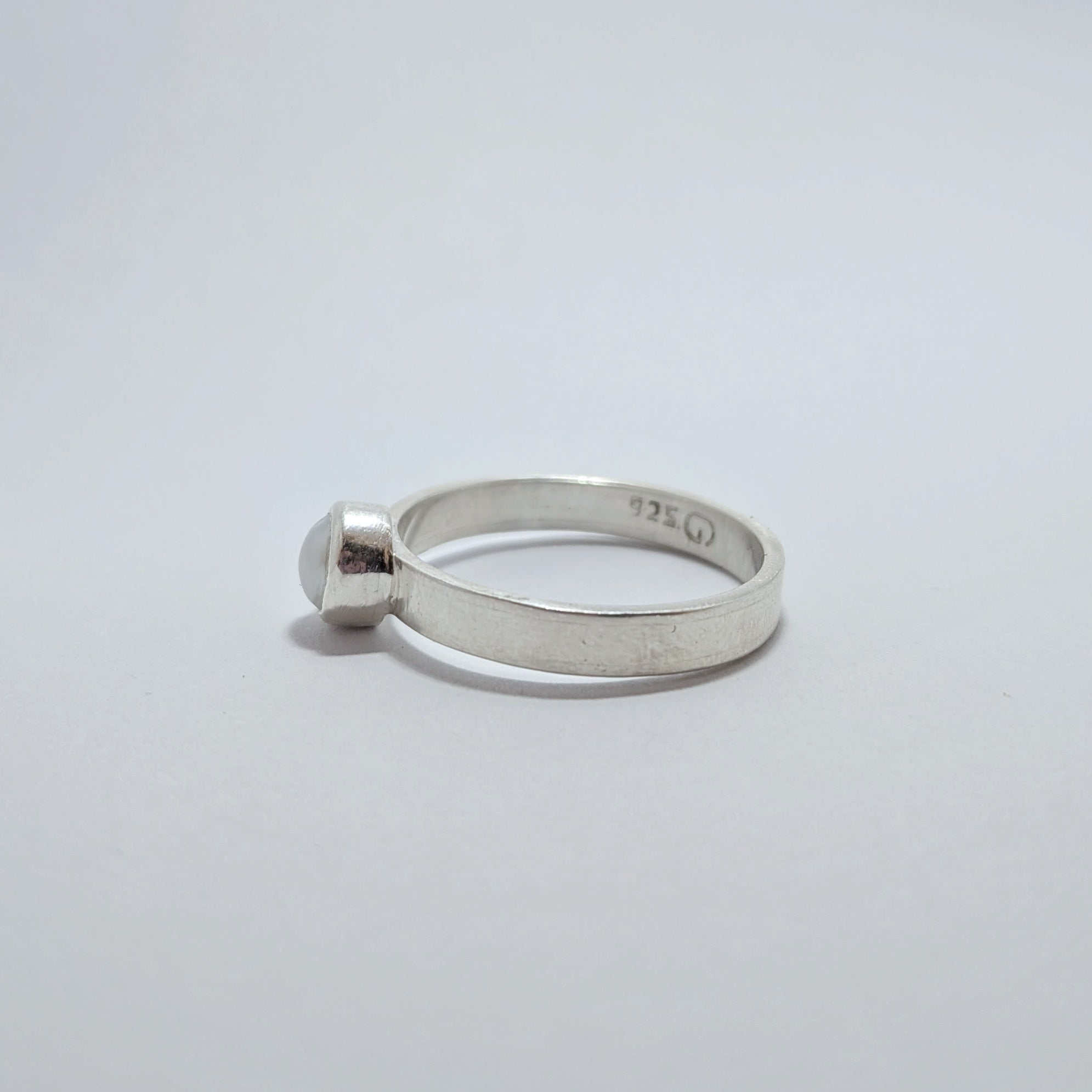 Dainty pearl ring