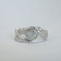 Coral Wrap Ring with Moonstone