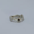 Silver and red gemstone ring | Made with Grace | handmade jewellery nz
